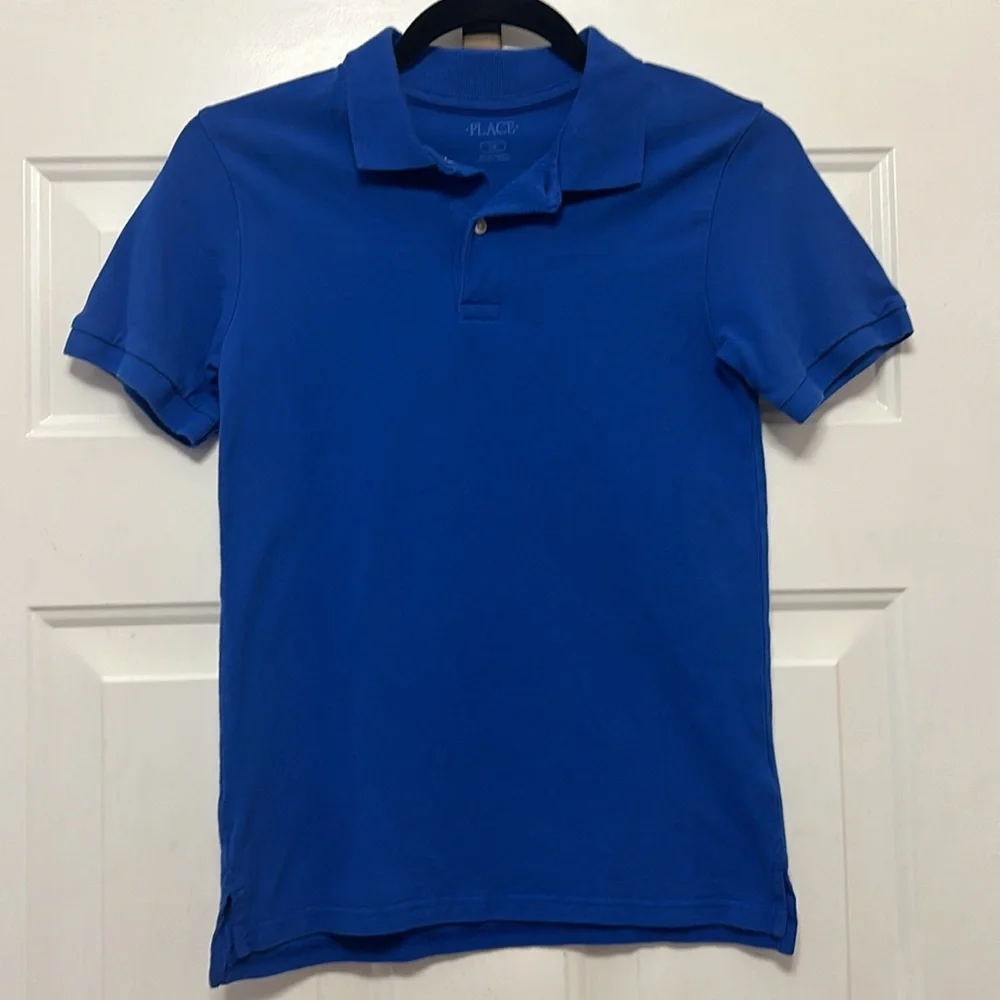 The Children’s Place Polo Blue Short Sleeve Shirt